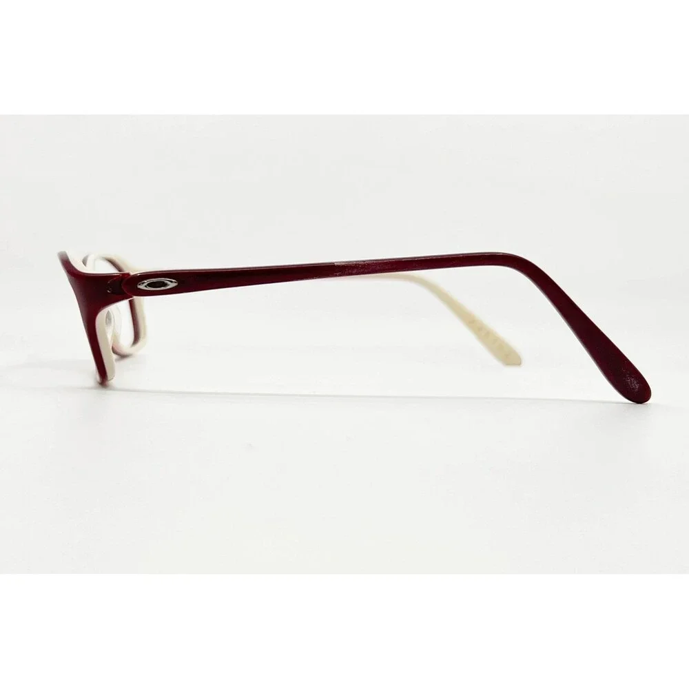 Oakley Cherries Jubilee Eyeglasses Womens Burgundy Cream Rectangular 49-16-130